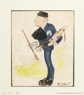 Caricatura de José Malhoa