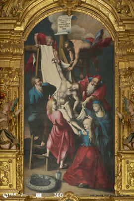 Pintura que representa A Descida de Jesus da Cruz