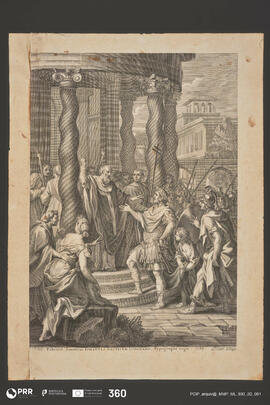 Santo Ambrósio negando a entrada do Imperador Teodósio na Igreja de Milão