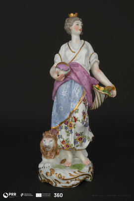 Figuração de Cibele, deusa-mãe e da abundância