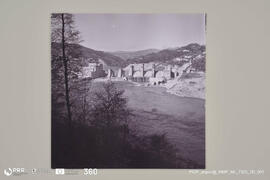 Rio Douro. Construção da barragem de Carrapatelo