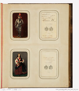 Álbum com fotografias do Baile de Máscaras de Carnaval de Fevereiro de 1865 no Paço Real da Ajuda