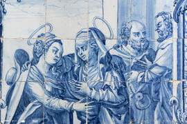 Painel azulejos Visitação a Nª Senhora
