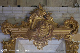 Sanefa da janela da parede norte (Capela mor)