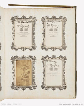 Álbum com retratos de membros das famílias reais europeias