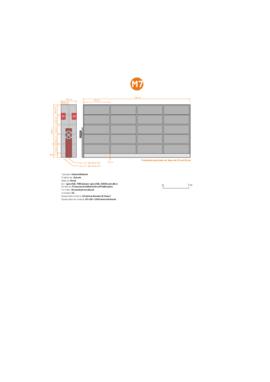 Representação esquemática das estantes rolantes instaladas nas Salas 1, 2 e 4