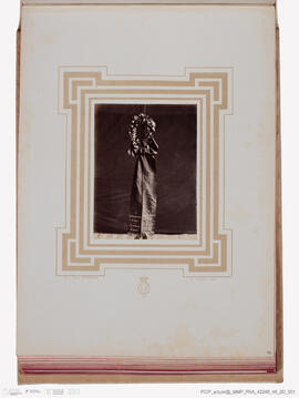 Álbum de fotografias morte rei Vítor Emanuel II