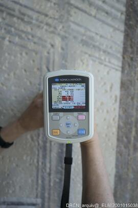 Recolha de dados colorimétricos com espectrofotómetro portátil