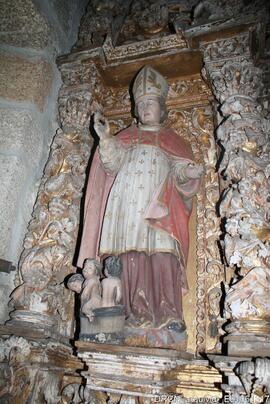 Retábulo-mor – Escultura “São  Nicolau”