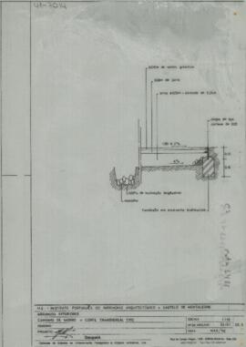 Arranjos Exteriores -  Caminho de Saibro e Corte Transversal Tipo (1999-03)