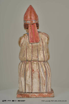 Relicário de um Santo monge (meio-corpo)