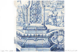 Pormenor painel azulejo