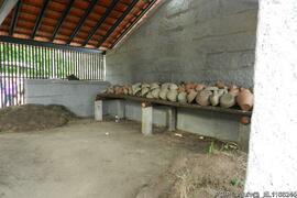 Fotografia do processo de produção