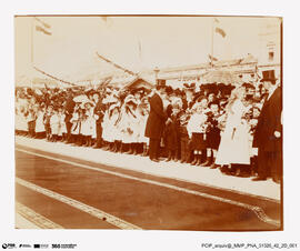 Álbum de fotografias das Viagens a Portugal da Rainha Alexandra e do Kayser Guilherme II