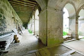 Galerias do claustro antes da intervenção