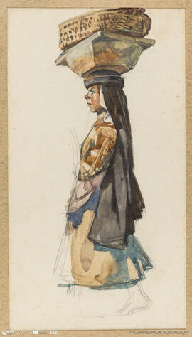 Estudos de personagens da Nazaré