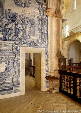 Revestimento azulejar da Capela de Nossa Senhora da Conceição após a intervenção