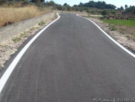 Vista do traçado após intervenção