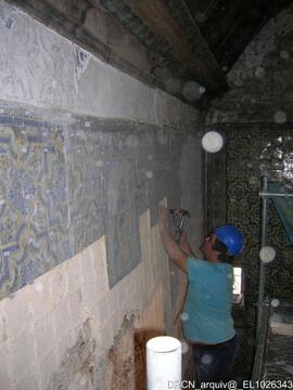 Remoção de azulejo