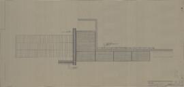 Projecto de Execução - Edificio de Apoio [Fecho da Muralha) - Alçado Parcial 2 (1992-11)