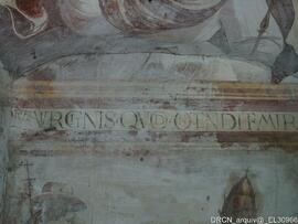 Pintura mural parede fundeira/nicho