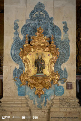 Pintura mural do nicho de S. Bento