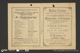 O Garoto da Ribeira; Flor de Sevilha; A Galderia