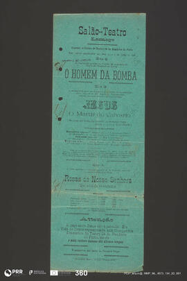 O Homem da Bomba; Jesus, O Martir do Calvario; Rosas de Nossa Senhora