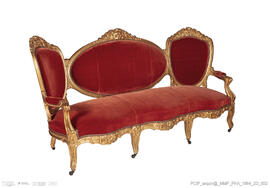 Canapé/ conj. de sala - 8 cadeiras e 1 canapé