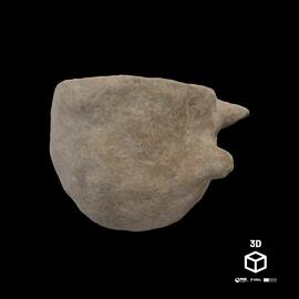 Vaso com decoração plástica de mamilos