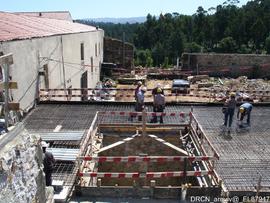 Obra de recuperação e reabilitação do Claustro do refeitório, noviciado e ala sul