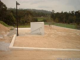 Cemitério / obras de ampliação