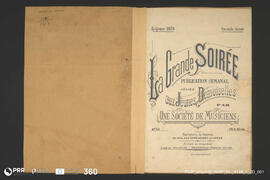 La Grande Soirée - "Grinalda de Noiva" - Capa (reverso) e frontispício