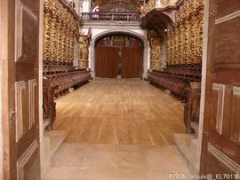 Restauro do soalho do coro