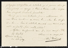 Bilhete Postal de José Malhoa para Augusto Gama