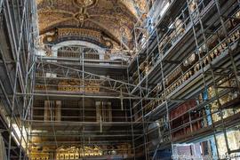 Nave, Alçados Norte e Oeste, Teto, Desmonte andaime