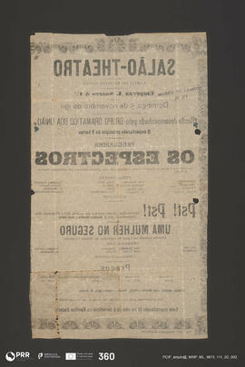 Os Espectros; Pst! Pst!; Uma Mulher no Seguro