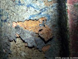 Pintura sobre granito-destacamentos-pormenor capela Evangelho