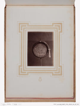 Álbum de fotografias morte rei Vítor Emanuel II