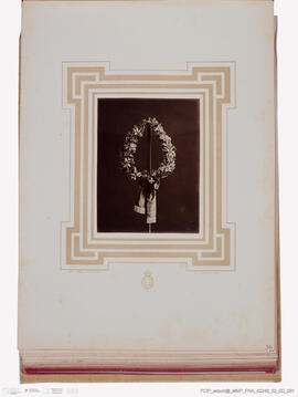 Álbum de fotografias morte rei Vítor Emanuel II