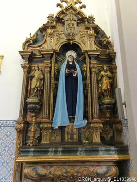 Retábulo lateral de Nossa Senhora da Soledade