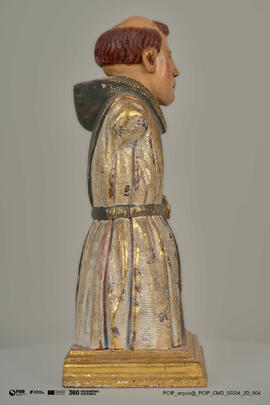 Relicário de um Santo monge (meio-corpo)