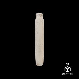 Ídolo de gola em marfim