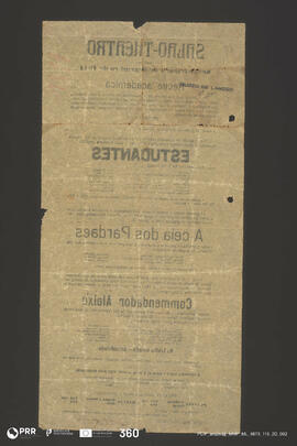 Estudantes; A ceia dos Pardaes; Commendador Aleixo