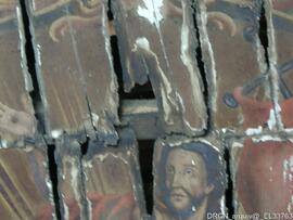 Tecto policromado - lacunas