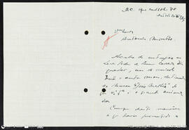 Carta de João Reis