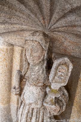 Portais,Portal Principal,Escultura,Stª Clara