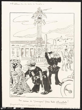 "O último dia da aula de transito" (Original da 8º página do "Sempre fixe", n...