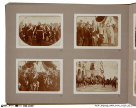 Álbum de fotografias das Viagens a Portugal da Rainha Alexandra e do Kayser Guilherme II