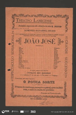 João José, O Pouca Sorte